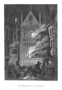 Scena da Old St Pauls di William Harrison Ainsworth, 1855