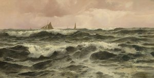 Al largo di Folkestone, 1886 da John Fraser