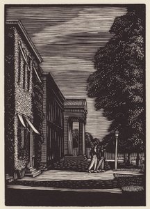 Cambridge: Downing (xilografia)