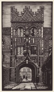 Cambridge: Jesus (xilografia) da John Frederick Greenwood