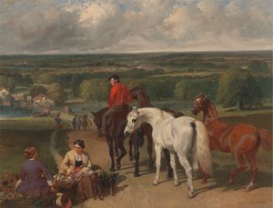 Esercizio dei cavalli reali da John Frederick Herring