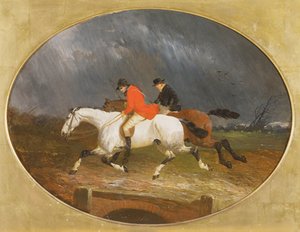 Il ritorno dalla caccia sotto la pioggia da John Frederick Herring Junior