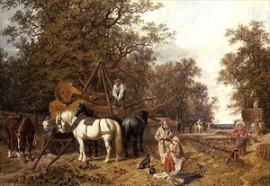 Il carro del legname da John Frederick Herring Senior