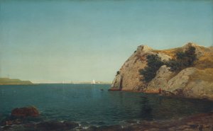 Beacon Rock, Newport Harbor da John Frederick Kensett