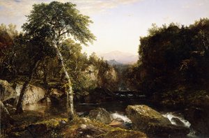 Montagne di Franconia, 1854 da John Frederick Kensett