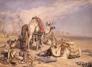 Una Sosta nel Deserto da John Frederick Lewis
