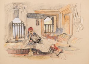 Un Interno Orientale da John Frederick Lewis