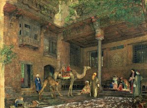 Cortile della casa del pittore, Il Cairo