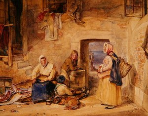 Pescatrici di Newhaven, Edimburgo da John Frederick Lewis