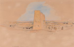 Tempio di Edfou, Alto Egitto da John Frederick Lewis
