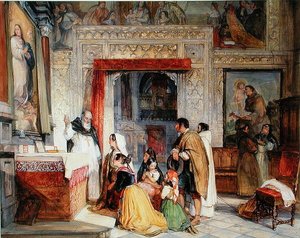 La Sagrestia della Cattedrale di Toledo da John Frederick Lewis