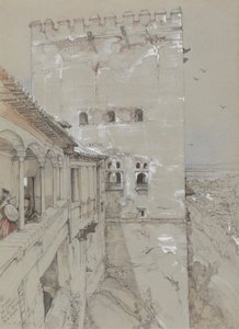 La Torre de Comares, Alhambra, 1835 da John Frederick Lewis
