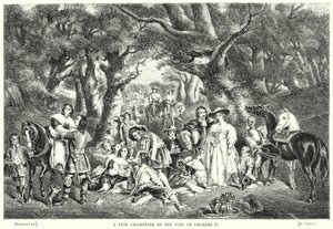 Una festa campestre del tempo di Carlo II