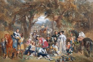 Fête champêtre al tempo di Carlo II da John Frederick Tayler