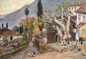 Andritsaena. Il luogo di riposo per il Tempio di Apollo a Bassae da John Fulleylove