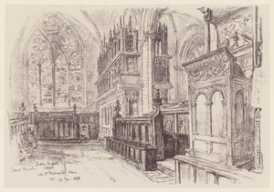 Chiesa di Cristo, Interno della Cappella Latina da John Fulleylove