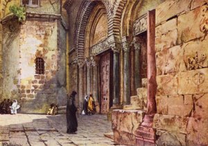 Ingresso alla Chiesa del Santo Sepolcro