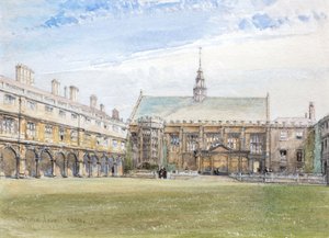 Sala del Trinity College, Cambridge, 1889 da John Fulleylove