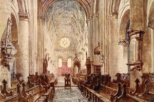 Interno della Cattedrale di Christ Church da John Fulleylove