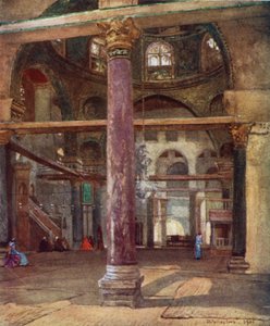Interno della Moschea di El Aksa, da sud-est