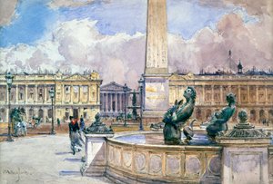 Place de la Concorde, 1847-1908 da John Fulleylove