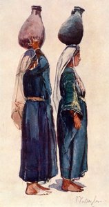 Studi di donne contadine siriane, 1902 da John Fulleylove