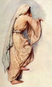 Studio per abito festivo delle donne siriane, 1902