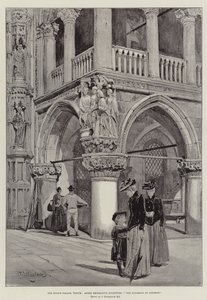 Palazzo Ducale, Venezia, Scultura Decorativa Angolare, Il Giudizio di Salomone