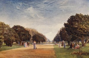 Il grande viale, Hampton Court da John Fulleylove
