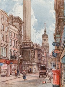 Il Monumento e la Chiesa di San Magnus, E.C. da John Fulleylove