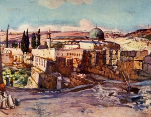 La Moschea di El Aksa dall