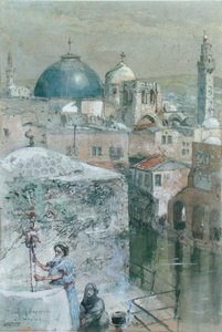 La Piscina di Ezechia alla luce del mattino da John Fulleylove