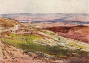 La Valle del Giordano, dal Monte degli Ulivi da John Fulleylove