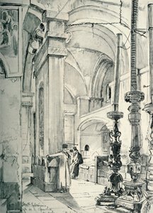 Il vestibolo della Chiesa del Santo Sepolcro
