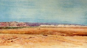 La riva occidentale del Mar Morto, 1902 da John Fulleylove