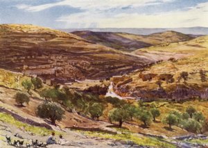 Valle di Hinnom, con Collina dell