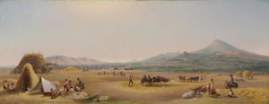 Raccolto nella campagna romana da John Gadsby Chapman