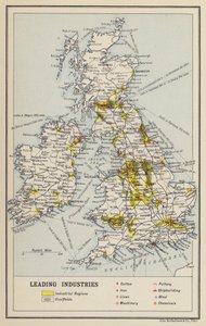 Isole Britanniche, Economia, Industrie Principali
