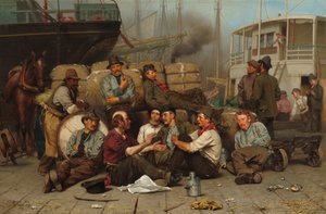 Il mezzogiorno dei portuali da John George Brown