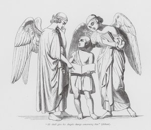 "Egli darà ai suoi Angeli incarico di te" da John Gibson