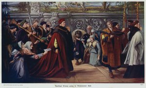 Il Cardinale Wolsey va alla Westminster Hall