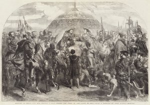 Incontro di Enrico VIII e Francesco I vicino ad Ardres, il Campo del Drappo d