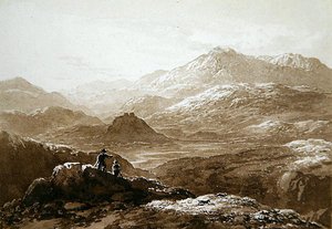 Castello di Dolyddelan e Moel Siabod da John Glover