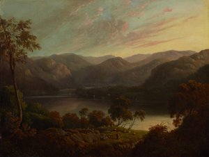 Vista del paesaggio a Cumberland da John Glover