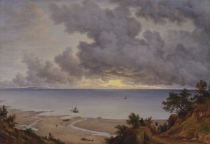 Baia di Sandown, da vicino Shanklin Chine, Isola di Wight da John Glover