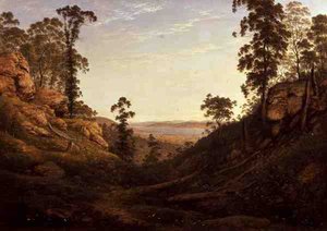 Il fiume Derwent e Hobart Town, Tasmania