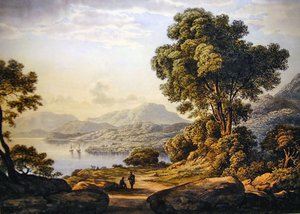 Veduta nel Lake District da John Glover