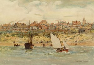 Liverpool: Una vista di New Brighton dal mare