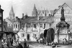 Palazzo del Duca di Bedford, Rouen, Francia, XIX secolo