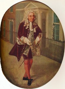 Richard Suett come Bayes in The Rehearsal di George Villiers, 2° Duca di Buckingham, 1796